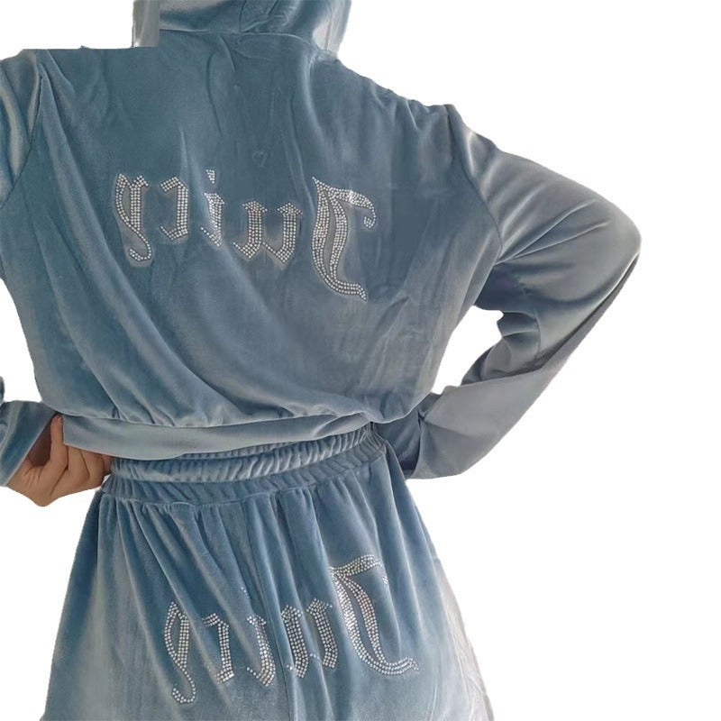 Conjunto Chándal Mujer 2 Piezas Juicy | Hoodie + Pantalón Terciopelo