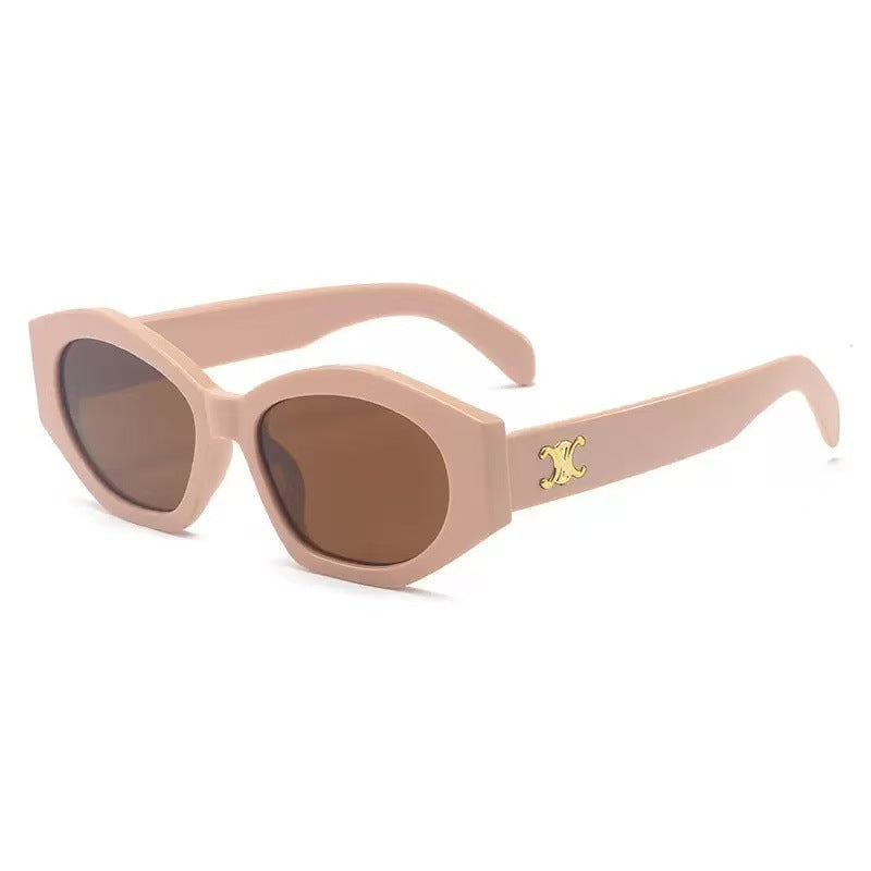 Gafas de sol nuevas para mujer: estilo de Lisa, gafas de sol de gato con armazón pequeño y estilosas, moda de alta gama, gafas de sol bloqueadoras de rayos UV