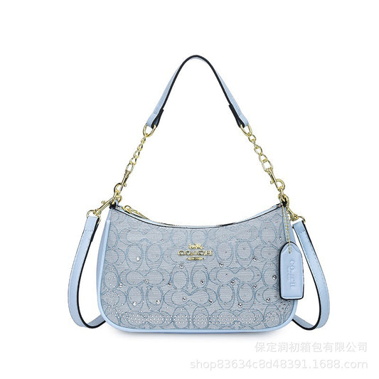 Bolso Pedrería Media Luna | LuxuryMarkt
