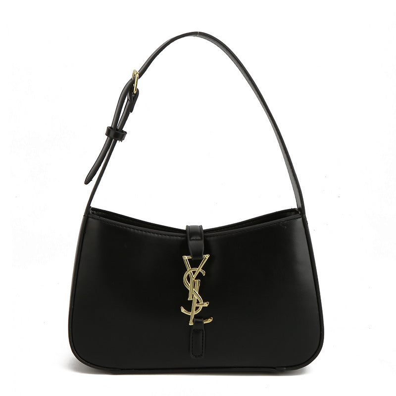 Bolso pequeño de alta gama para mujer, nuevo bolso de cuero suave y moderno en las axilas 2025, bolso baguette elegante para mujer, bolso de un solo hombro