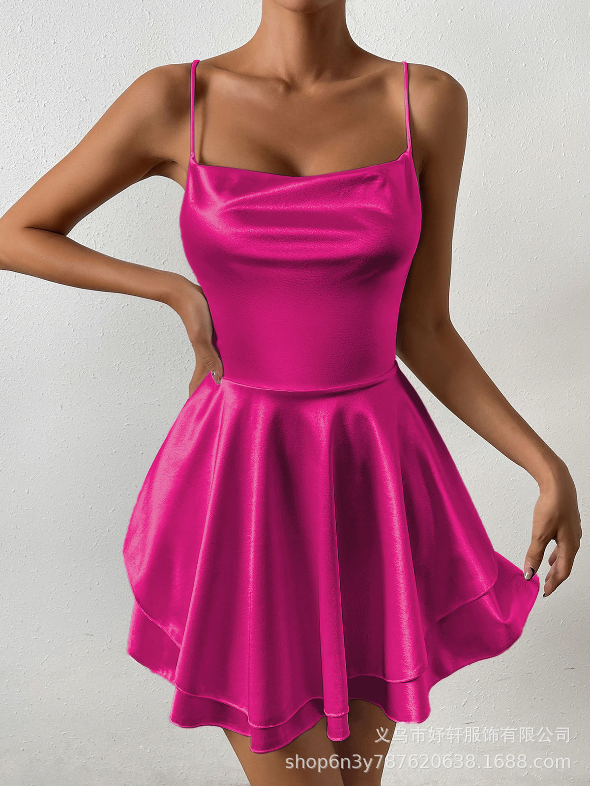 Vestido sin Mangas Mujer Plisado Adelgazante | Moda Verano 2026