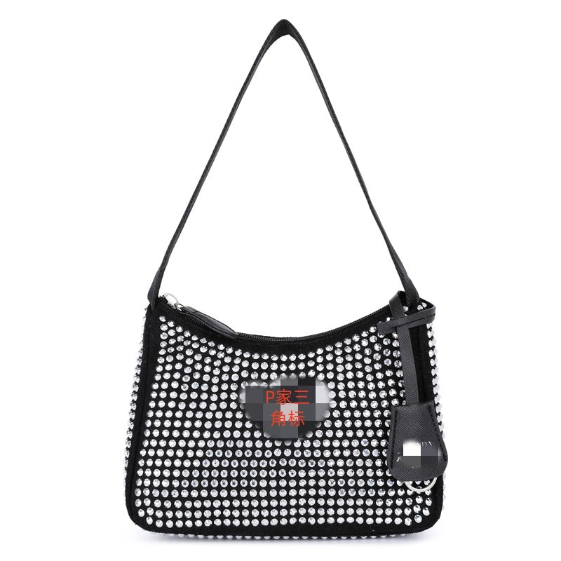 Bolso Hobo Mujer PA | Pedrería Brillante | Sin Cakja