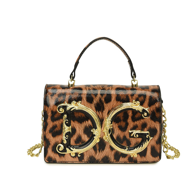 Borsa donna in vernice | Tracolla a catena sera moda versatile | Senza scatola