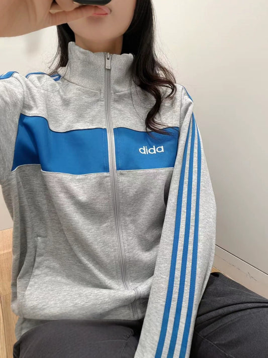 Chaqueta De Cuello Alto Mujer AD | Tres Rayas