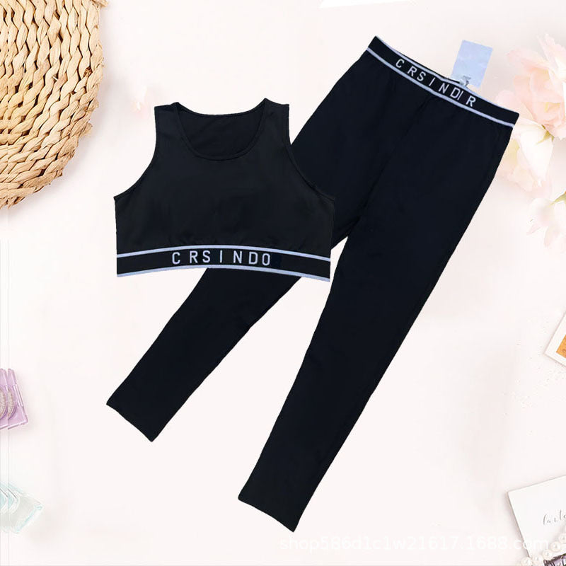 Ropa de yoga femenina europea y estadounidense, chaqueta deportiva, conjunto de yoga, pantalones de yoga de tiro alto de mujer fitness casual de alta gama