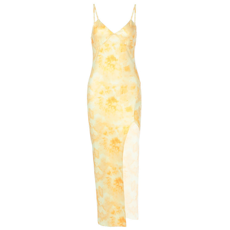 Vestido de moda sin tirantes sin tirantes de estilo europeo y americano para mujer de estilo europeo y americano, de estilo ahuego, sin espaldas y que deja ver las caderas, ajustado y sin tirantes