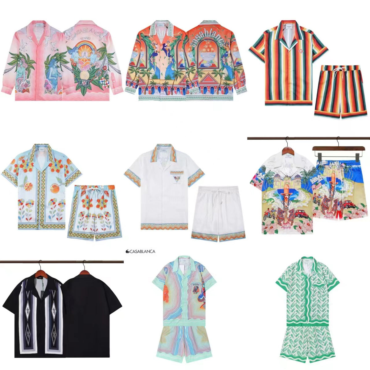 Men's MIX Set | Printed Shirt And Shorts