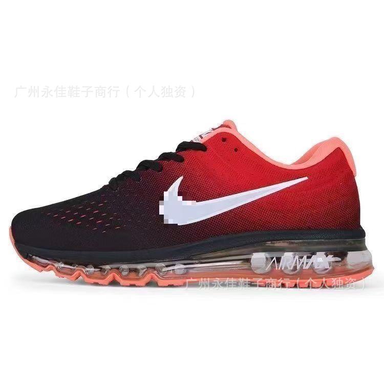 Putian Air Max 2017 zapatillas de correr con cojín de aire de palma con malla transpirable, antideslizante, con cordones deportivos de entrenamiento para correr