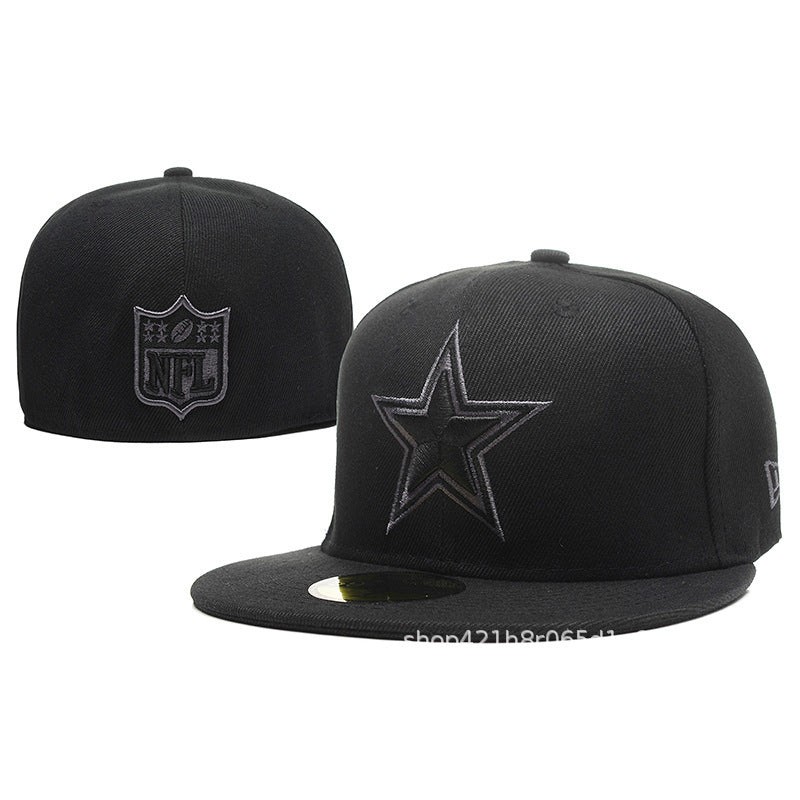 Baseball-Cap, geschlossene Rückseite, flacher Schirm, Mix | Unisex, verstellbar, gebogener Schirm