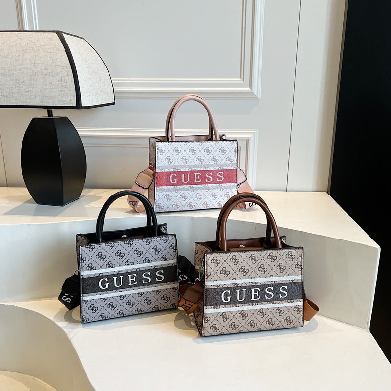 Borsa a mano da donna a spalla grande capacità | Tracolla stampata lusso leggera | Senza scatola