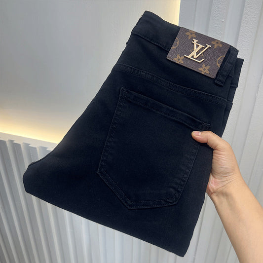 Vaqueros Negros Stretch Slim Fit Hombre