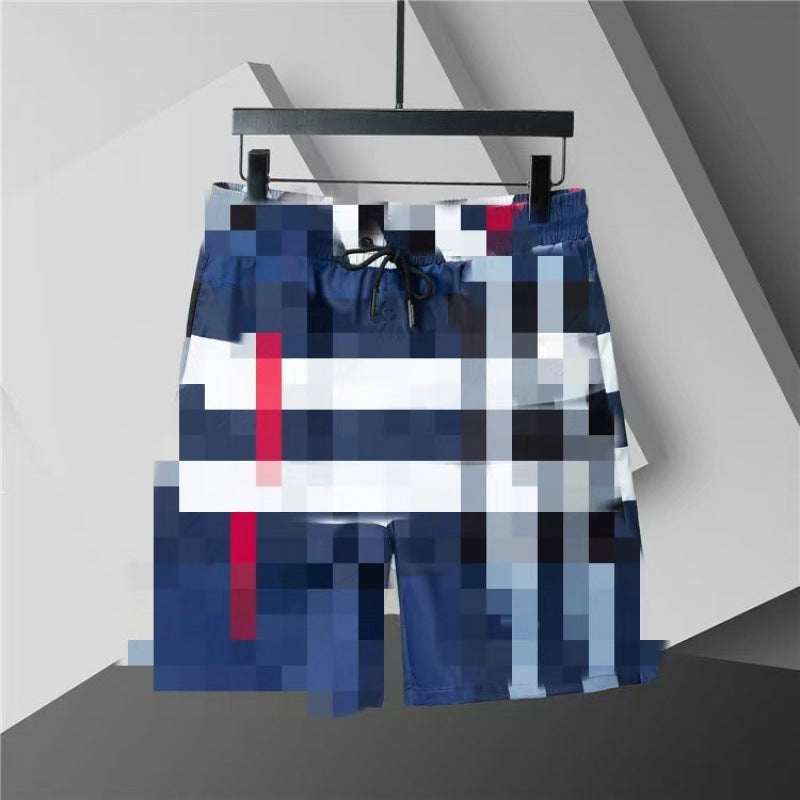 Verano 2026 Nuevos pantalones de playa transfronterizos europeos y americanos de secado rápido, pantalones cortos casuales holgados y de moda al por mayor