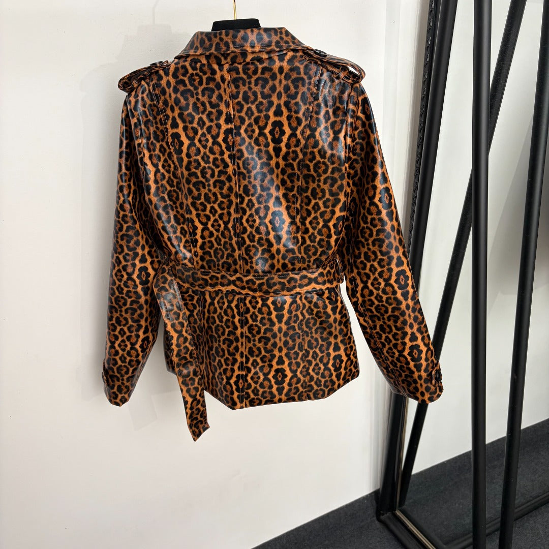 Veste brillante femme SL | Ceinture et coupe ajustée