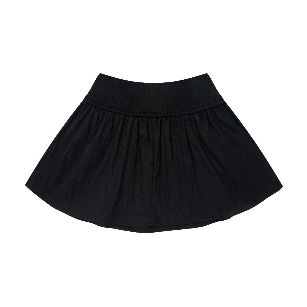 Edición correcta 2026 Pony bordado de punto patchwork Old Money Korean Casual Versatile Diseño Miniskirt y falda midi