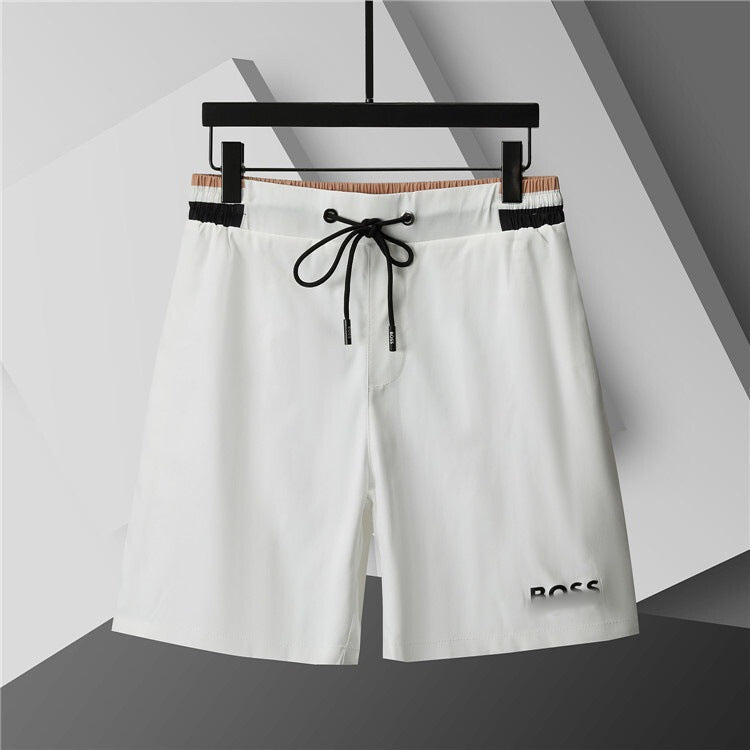 Pantalones Cortos Playa Unisex Letras Secado Rápido | Moda 2025