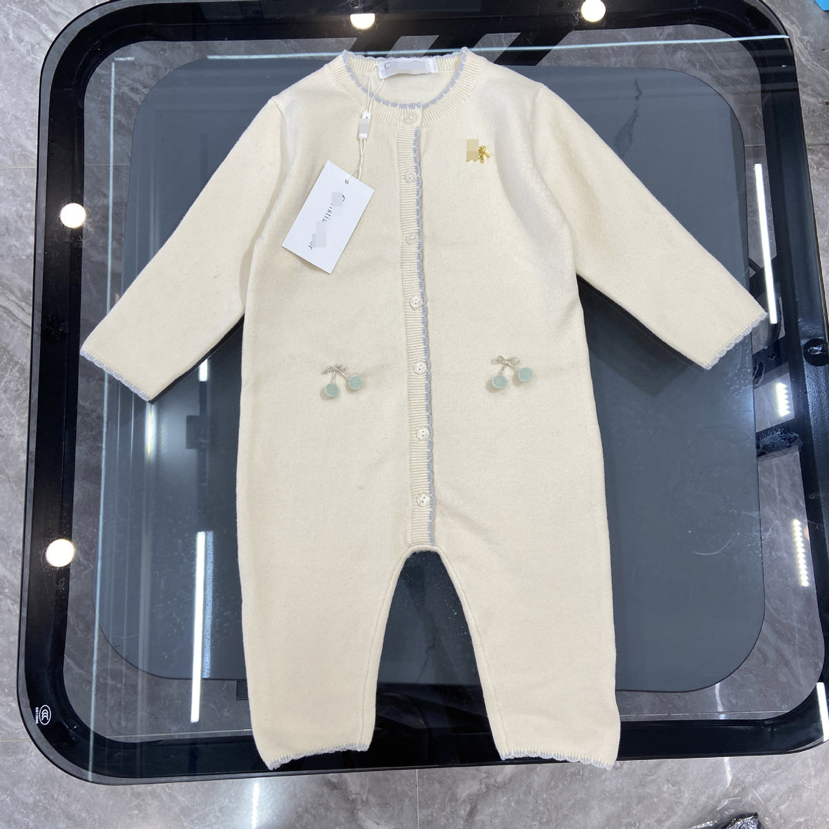 Combinaison en maille pour bébé unisexe CD | Automne et hiver