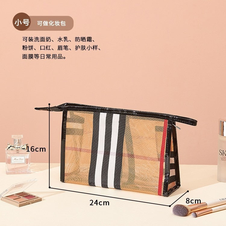 Bolsa Maquillaje Grande Portátil Mujer | Organizador Repelente Agua
