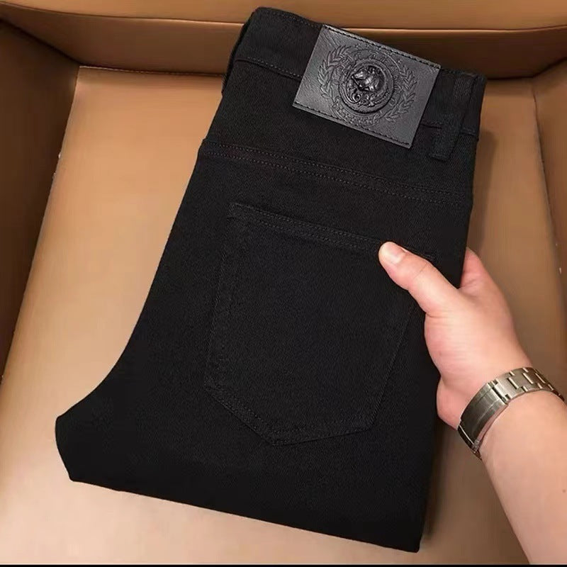 Vaqueros Negros Stretch Slim Fit Hombre