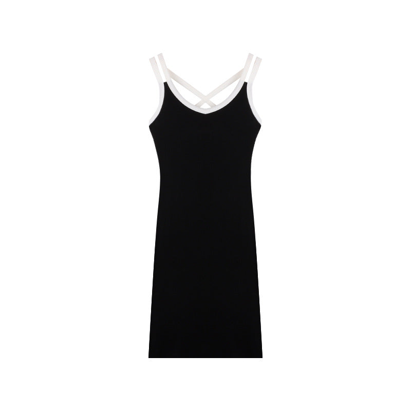 Vestido camisola sexy para chicas calientes verano 2026 nueva cintura ajustadora de cintura con chaleco de cadera de nicho