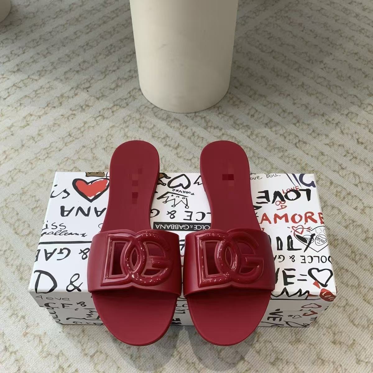 D Summer Slippers nueva prenda exterior transfronteriza, de fondo plano, cómoda, casual, moderna, versátil y de línea recta hueca
