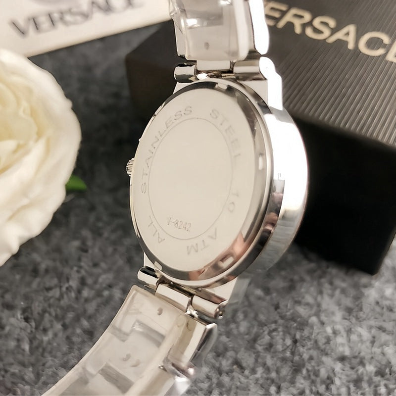 moda y reloj subcarátil personalizado versátil, exquisito reloj de diamantes para mujer, reloj de cuarzo impermeable