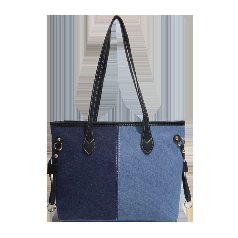 Bolso Tote De Mujer Color Block