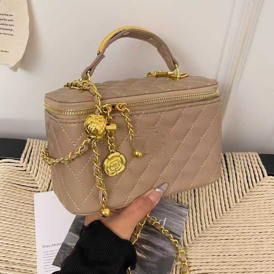 Sac de maquillage de luxe pour femme | Sac à bandoulière tendance de niche transfrontalière | Sans boîte