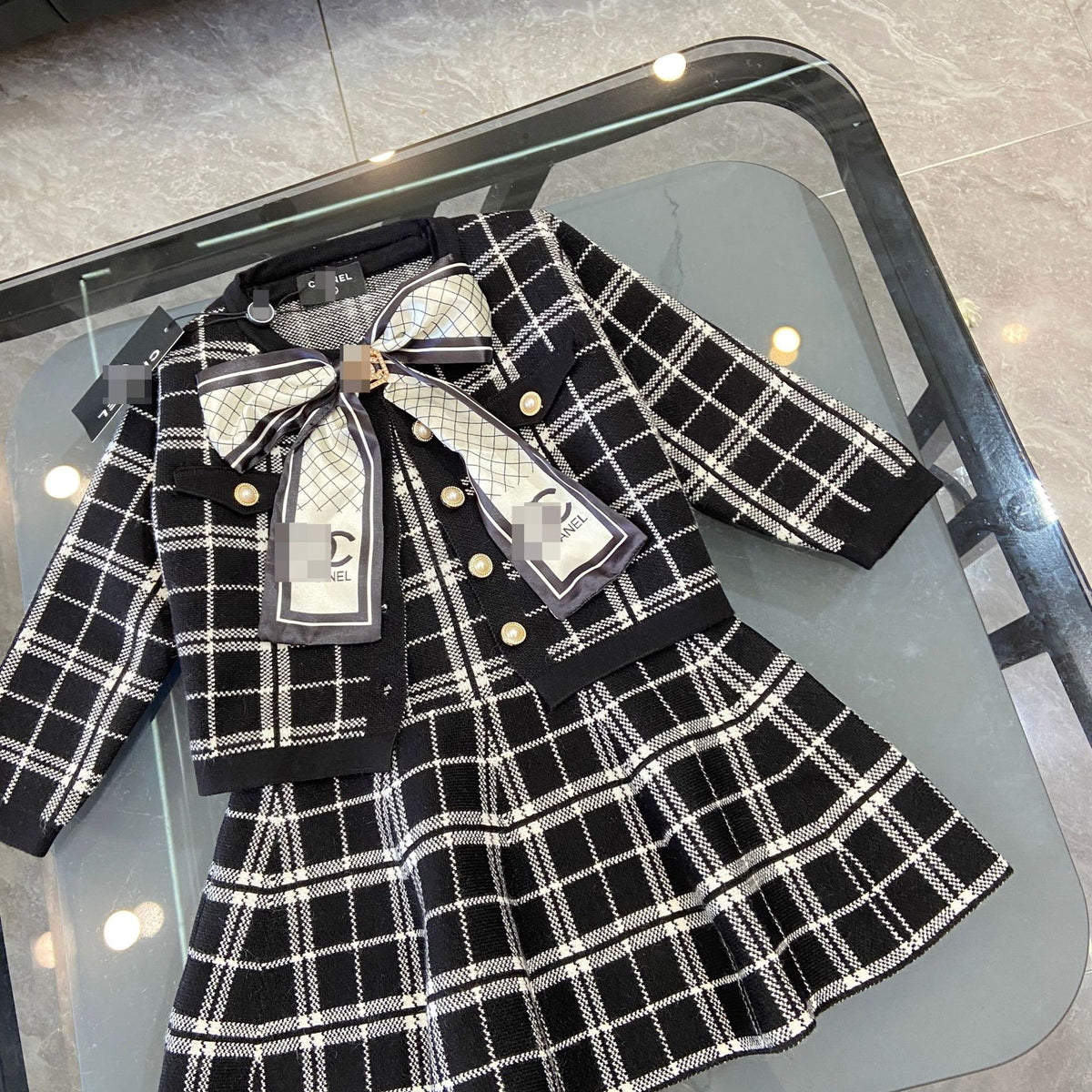 Girls' Knit Set CH | Three Pieces