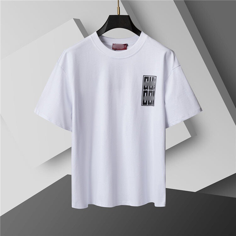 Versión correcta de 2026 de la nueva camiseta ligera de lujo de verano, camiseta de manga corta de cuello redondo y versátil para hombres y mujeres, países extranjeros de Europa y Estados Unidos