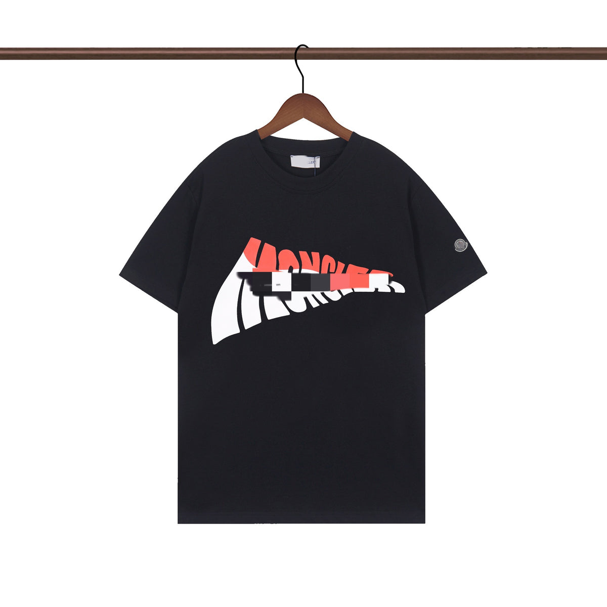 Camiseta Bordada Hombre MON | Cuello Redondo