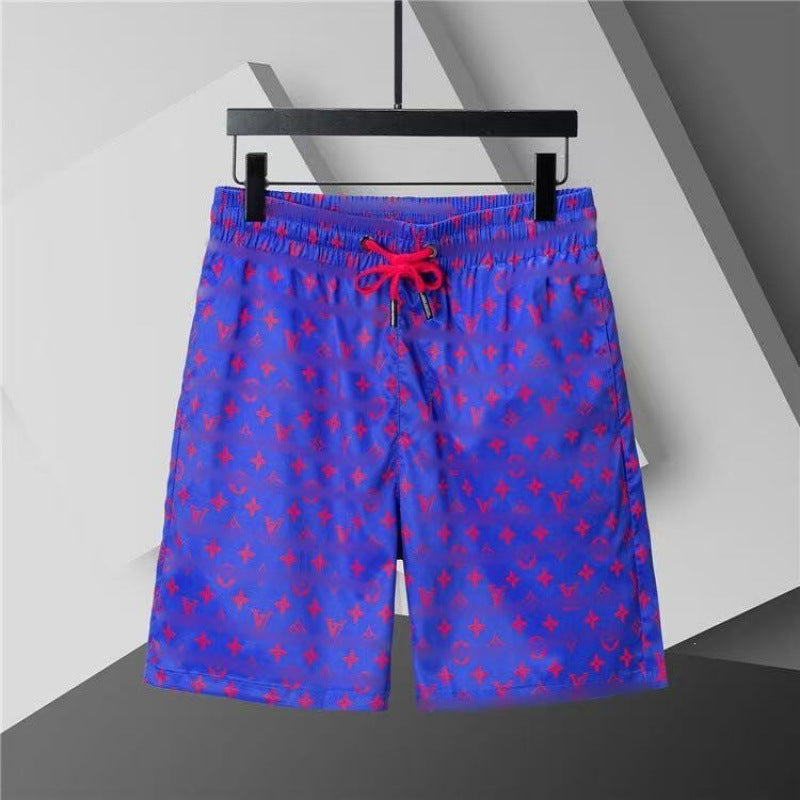 Verano 2026 Nuevos pantalones de playa transfronterizos europeos y americanos de secado rápido, pantalones cortos casuales holgados y de moda al por mayor