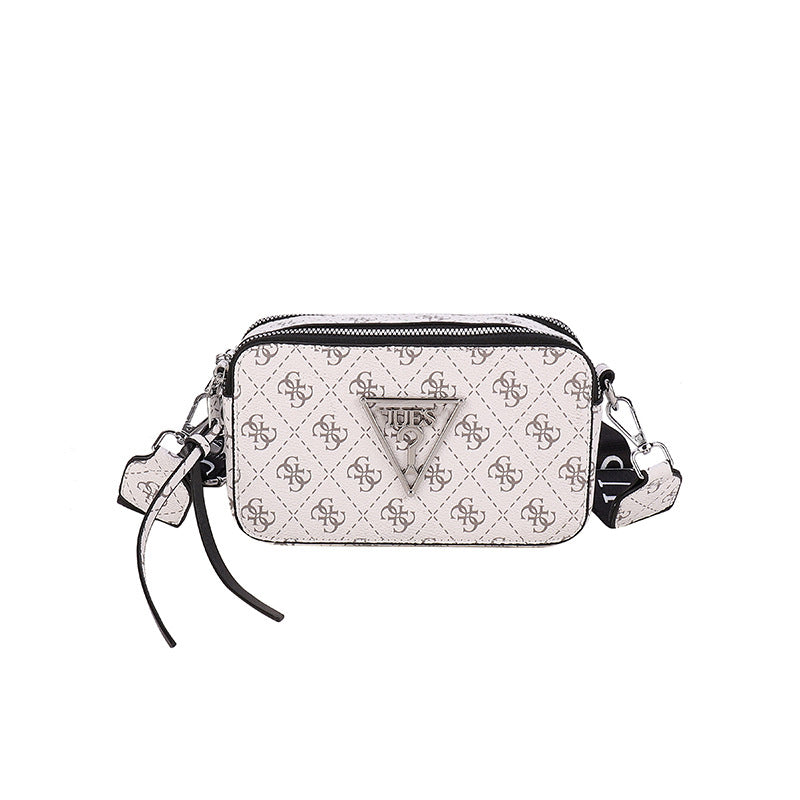 Bolso de nicho ligero y explosivo pequeño cuadrado 2025 nuevo en venta transfronteriza para mujeres con carta cruzada para mujeres