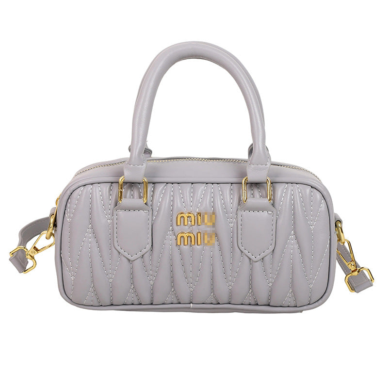 Bolso de bolos de alta gama y de moda cuidadosamente seleccionado, nuevo bolso Boston 2025, bolso cruzado versátil de hombro para mujer