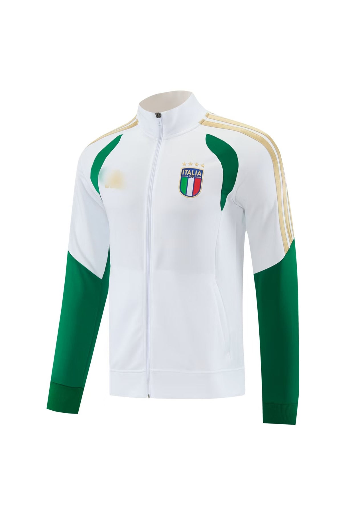 Vintage F Football Jacket | High Neck and Three Stripes