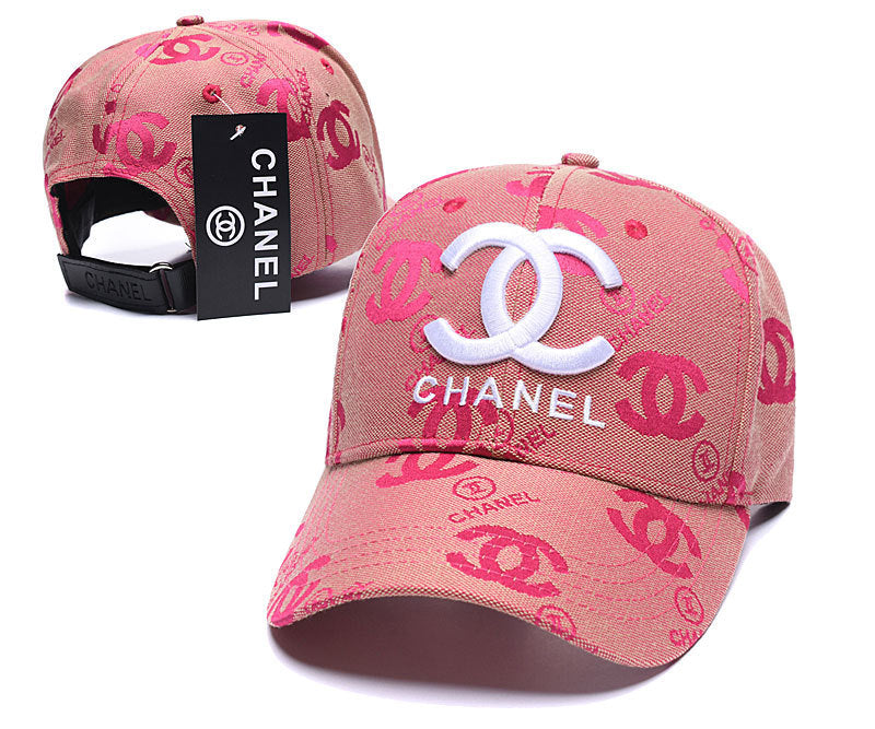 Gorras de béisbol versátiles unisex de estilo coreano con bordado 3D de alta versión, protección solar estilo Chanel al por mayor