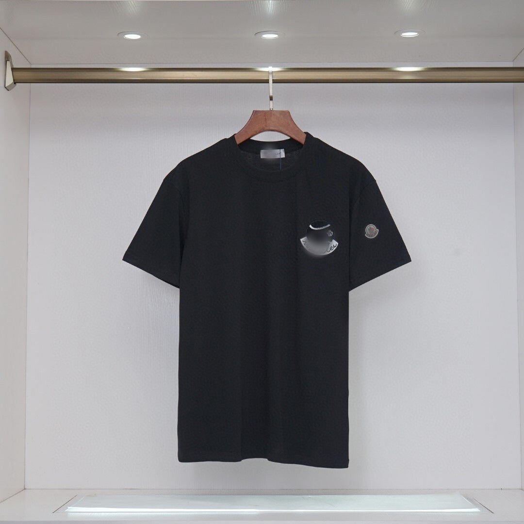 Camiseta Bordada Hombre MON | Cuello Redondo