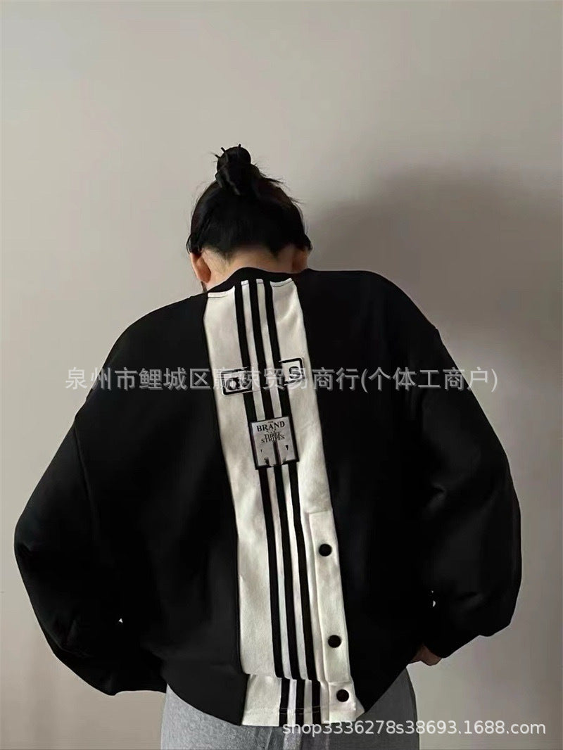 Sudadera AD | Tres Rayas Y Corte Holgado