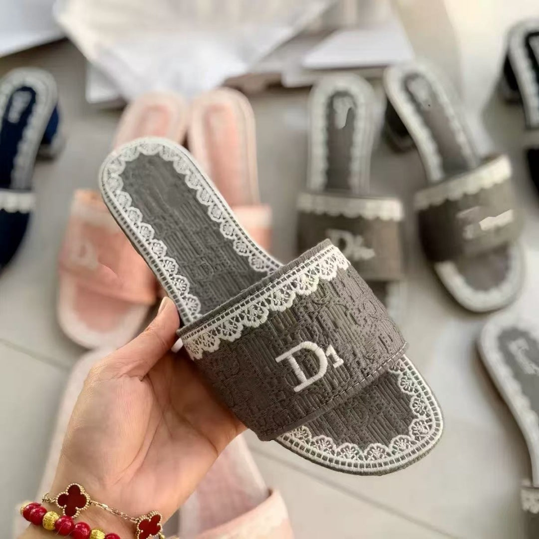 Sandalias Tacón Mujer Bordado 3D | Primavera Verano 2026