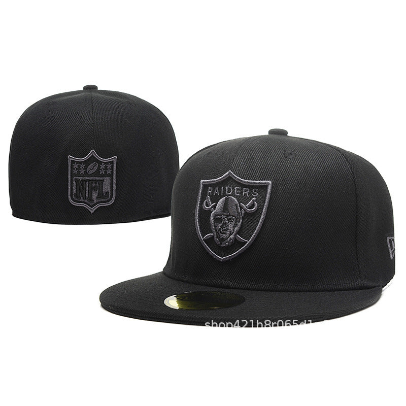 Baseball-Cap, geschlossene Rückseite, flacher Schirm, Mix | Unisex, verstellbar, gebogener Schirm