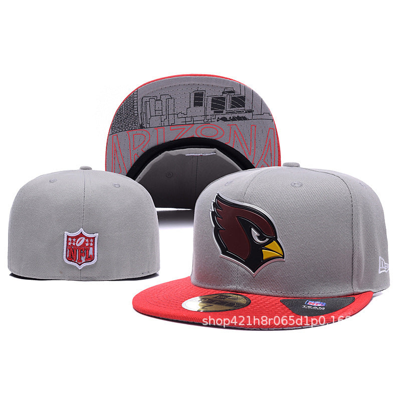 Baseball-Cap, geschlossene Rückseite, flacher Schirm, Mix | Unisex, verstellbar, gebogener Schirm