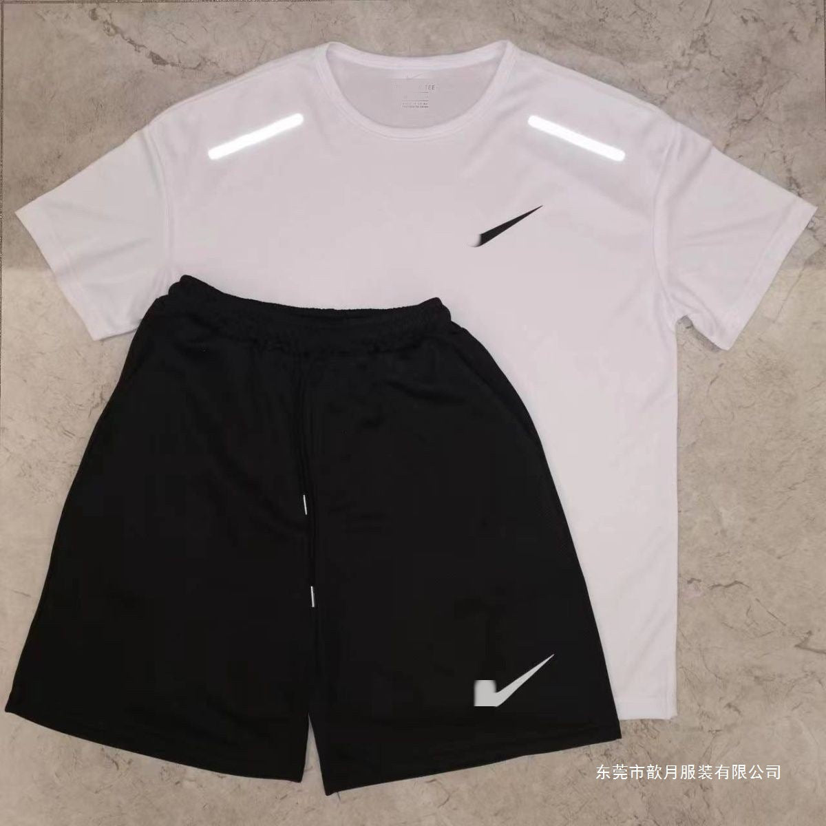Camisetas americanas, conjuntos de entrenamiento para estudiantes deportivos, monos de atletismo de manga corta para hombres y mujeres, baloncesto fitness y ropa deportiva en stock