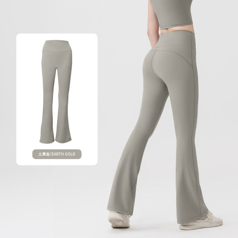 Pantalón Yoga Mujer AL | Microacampanado Y Talle Alto