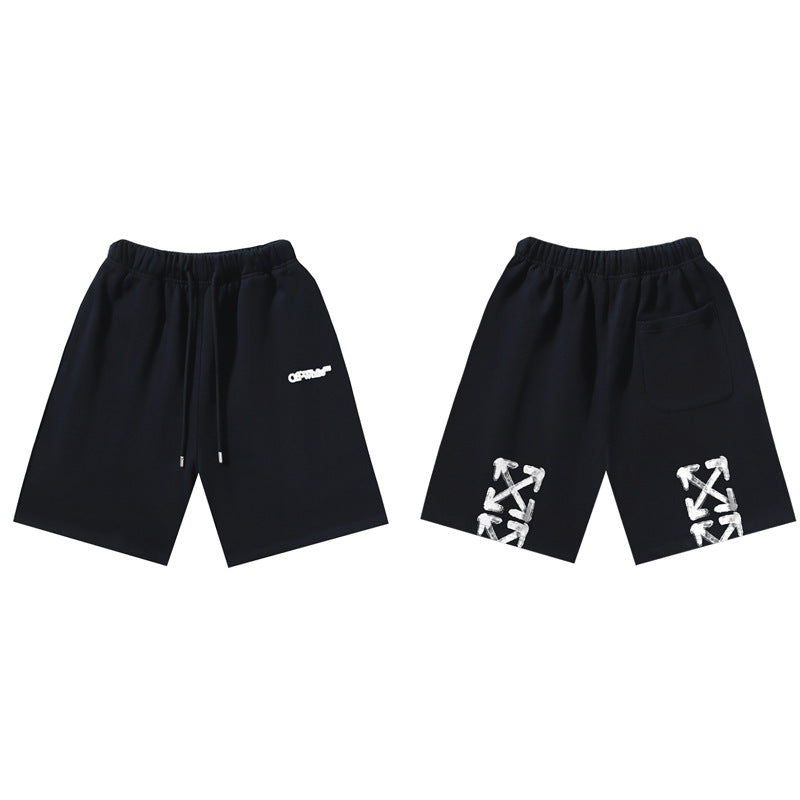 Pantalones Cortos Hombre Estampado Flecha Sueltos | LuxuryMarkt