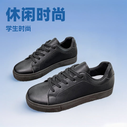 Zapatillas blancas explosivas transfronterizas de Amazon, zapatillas nuevas para estudiantes con cordones de primavera y verano, zapatillas de correr con suela blanda, zapatillas antideslizantes de suela plana para mujer