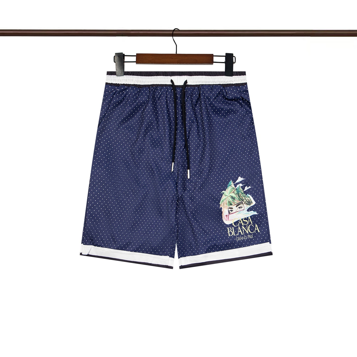 Set de camiseta de manga corta con letras de un partido de fútbol CASA de primavera/verano, jersey holgado y de moda para hombres