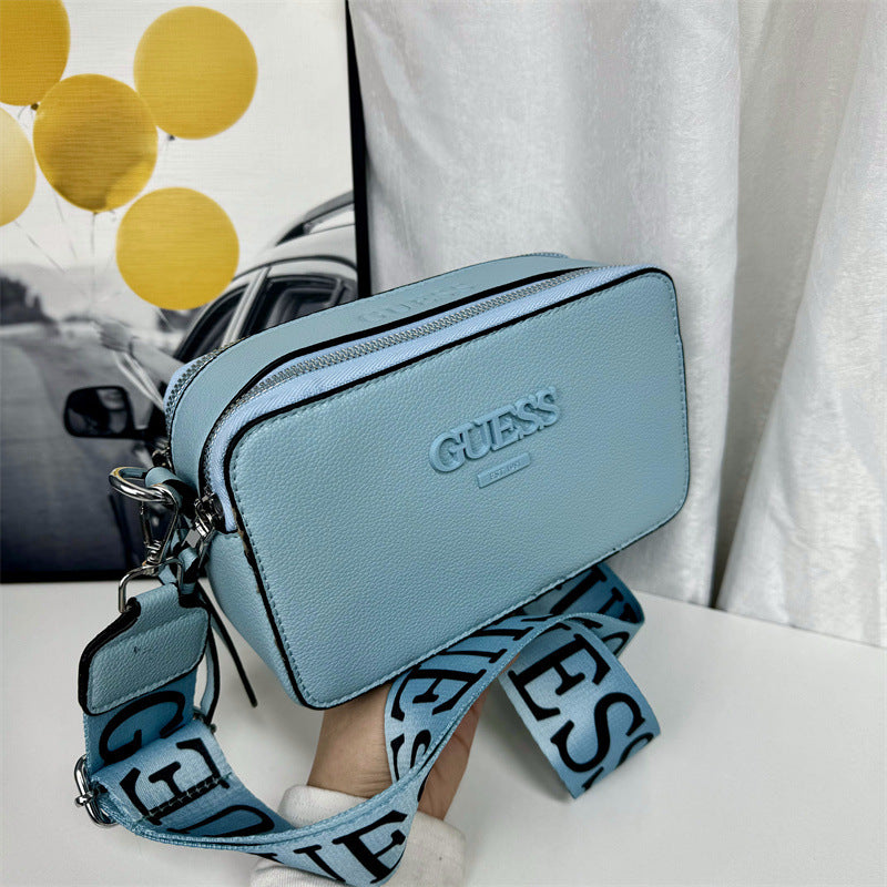 Bolso cruzado de mujer con patrón pequeño de lichi, bandolera de un solo hombro, moda de comercio exterior transfronterizo, bolso cuadrado pequeño, cartera nueva y de moda