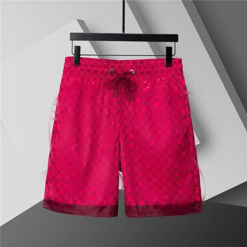 Verano 2026 Nuevos pantalones de playa transfronterizos europeos y americanos de secado rápido, pantalones cortos casuales holgados y de moda al por mayor