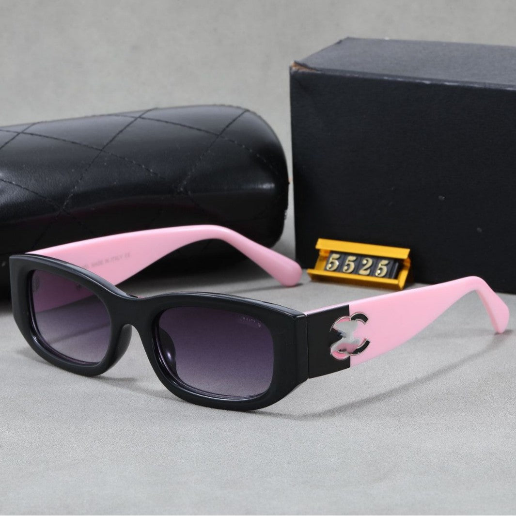 Nueva Xiaoxiang Panda Gafas de bloques de color en blanco y negro 2026 Gafas de sol para celebridades en Internet para protección UV