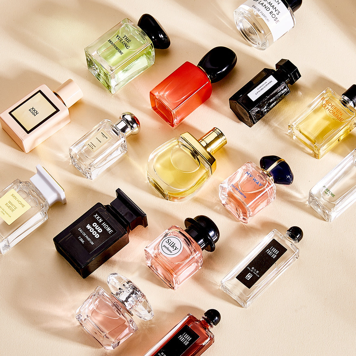 XKN emisión portátil en directo explosiva Versión Q muestra perfume perfume ligero de larga duración para estudiantes regalo de fragancia ligera muestra de fragancia duradera