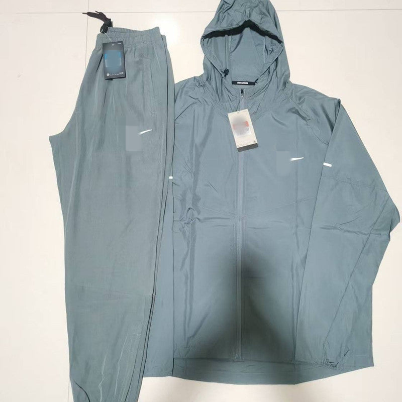 Ribbed knit matching set, quick-dry DD4747+4834, cross-border foreign trade, wholesale leisure windproof sportswear purchase